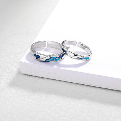 S925 Sea & Whales Ring