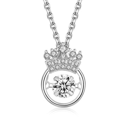 S925 Crown Dance Necklace