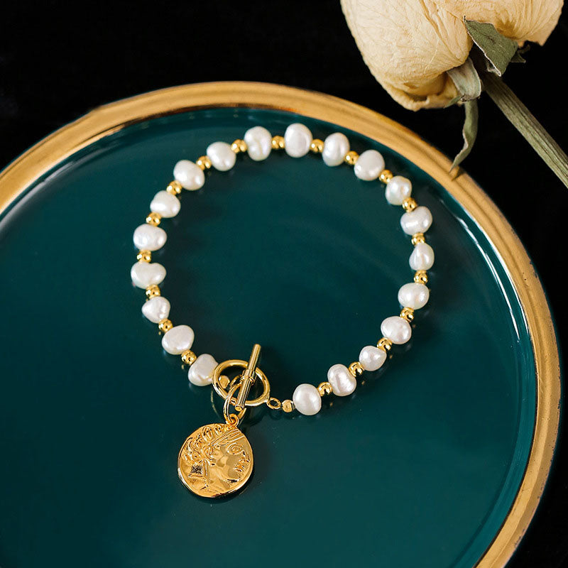 S925 Baroque Pearl Bracelet