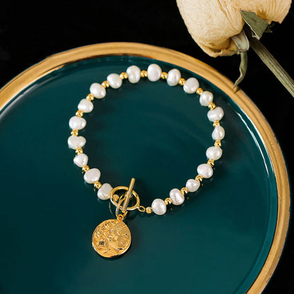 S925 Baroque Pearl Bracelet