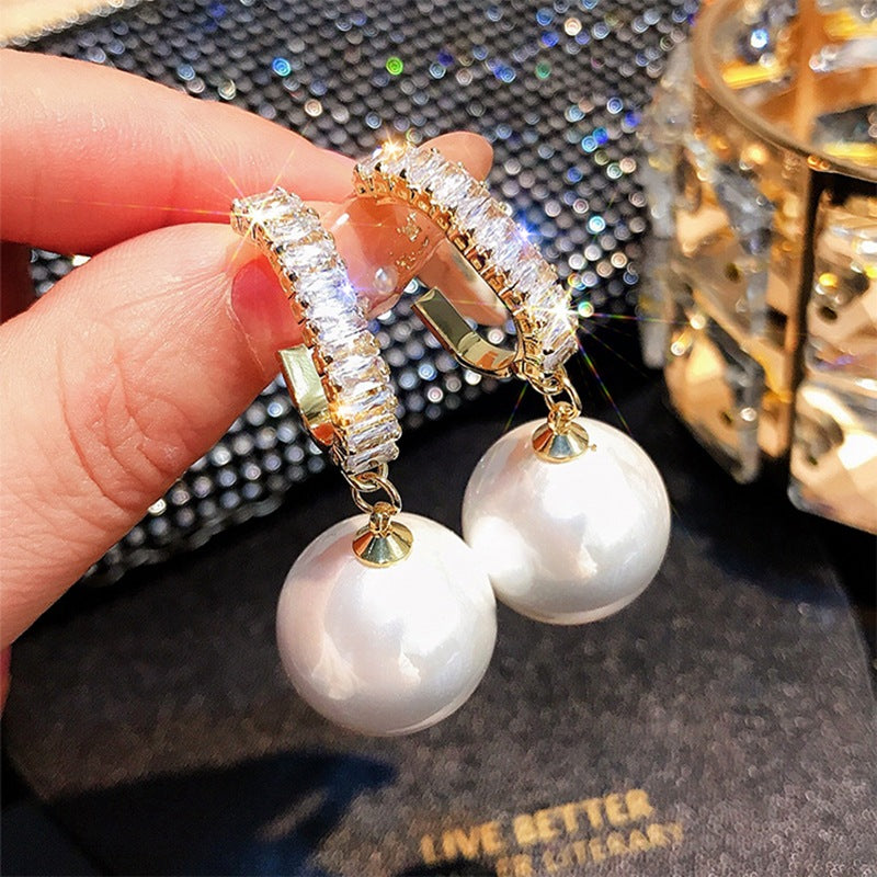 Olivia Pearl Drop Earrings