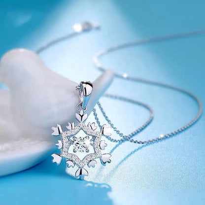 S925 Unique You Snowflake Necklace