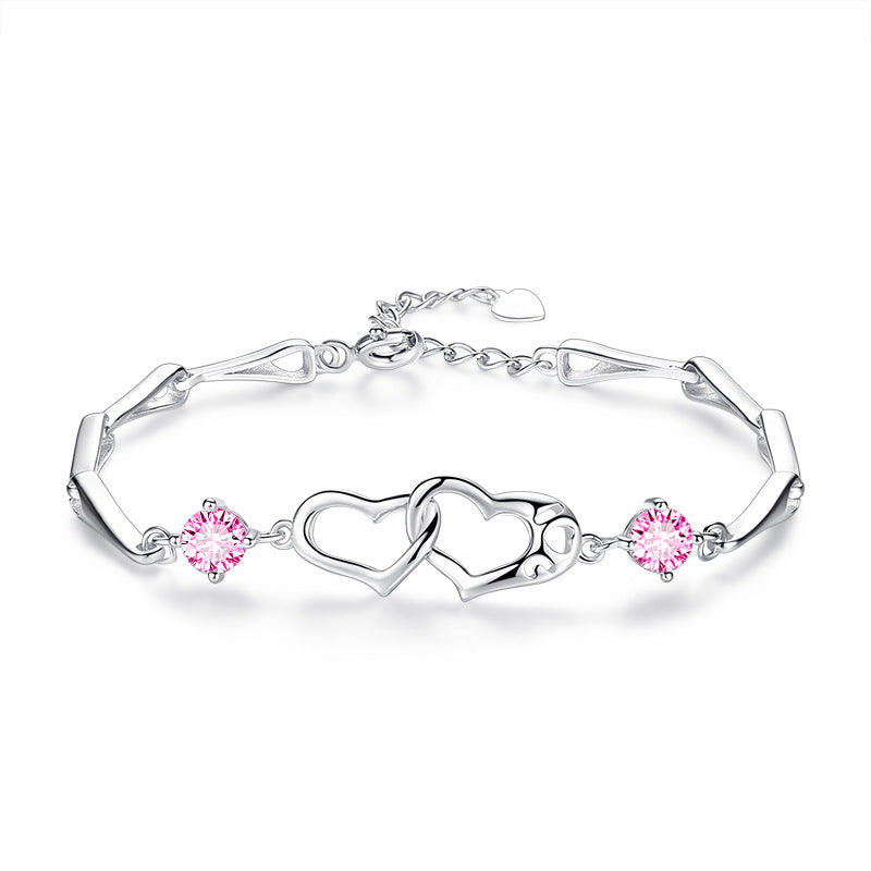 S999 SOUL SISTER HEART BRACELET - CHERISH YOUR BOND