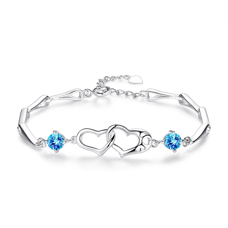 S999 SOUL SISTER HEART BRACELET - CHERISH YOUR BOND