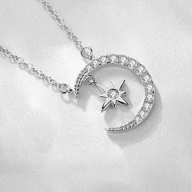 S925 Moon&Star Necklace