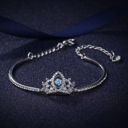 S925 Crown Sparkling Dance Bracelet